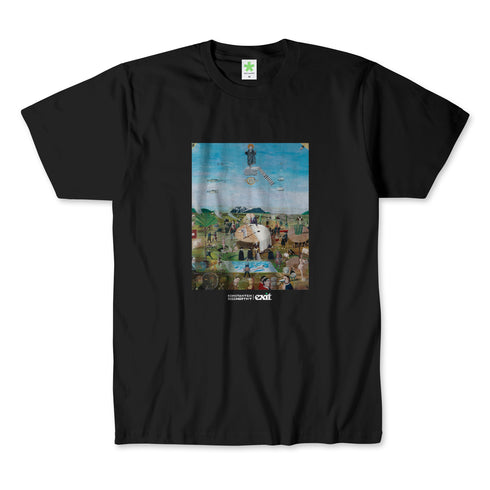EXIT x KB - Grobianus in Grobiania Tee- Black
